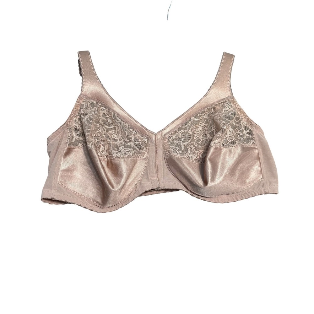Goddess Keira Bra Women 40L Fawn Beige Lace Underwire Full Coverage GD700204FAN